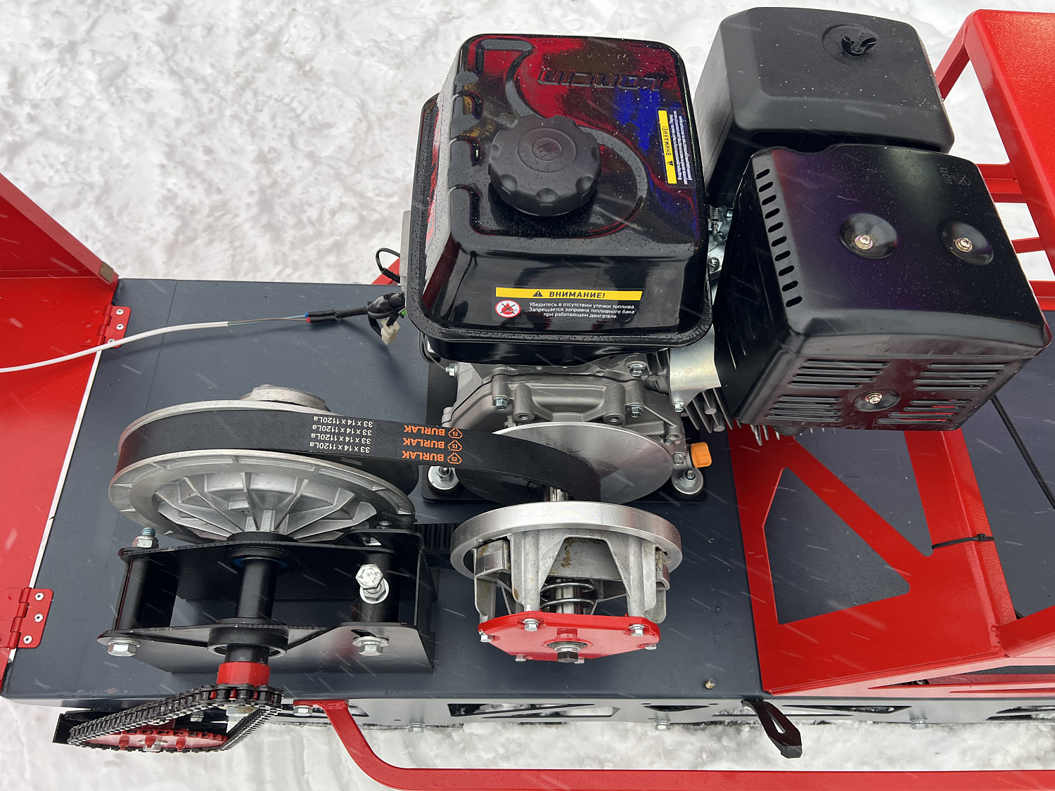 Мотобуксировщик EX-MOTO SNOWDOG S500 15л.с в Сызрани