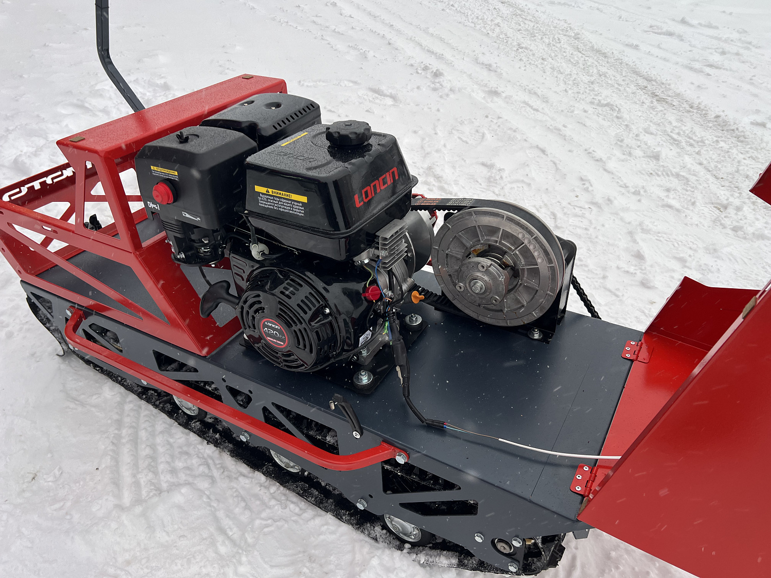 Мотобуксировщик EX-MOTO SNOWDOG S500 15л.с в Сызрани