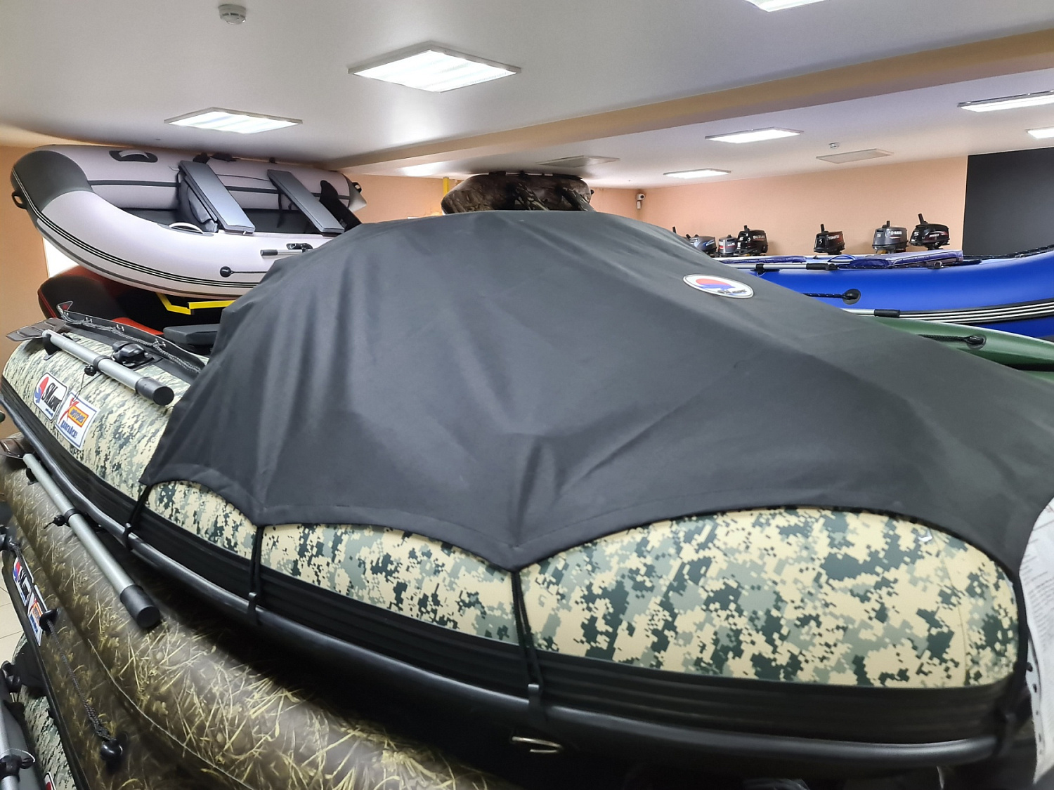 КОМПЛЕКТ НОСОВОГО ТЕНТА К ЛОДКЕ SMARINE AIR MAX 330 ЧЕРНЫЙ в Сызрани