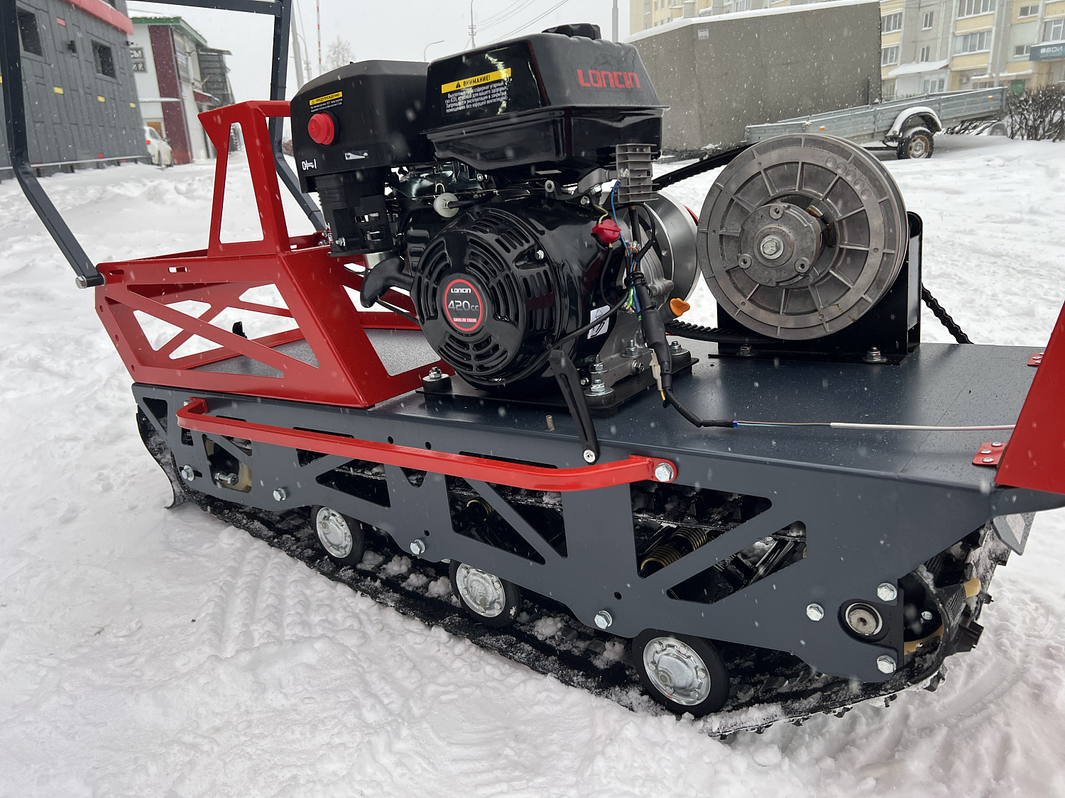 Мотобуксировщик EX-MOTO SNOWDOG S500 15л.с в Сызрани