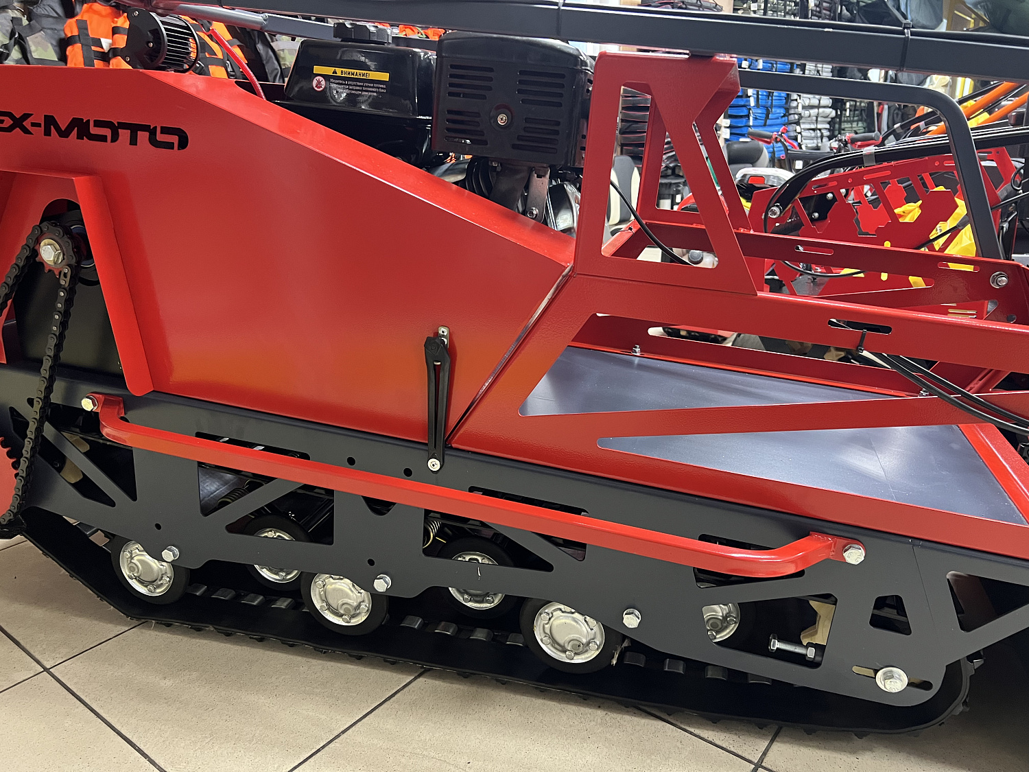 Мотобуксировщик EX-MOTO SNOWDOG S500 15л.с в Сызрани