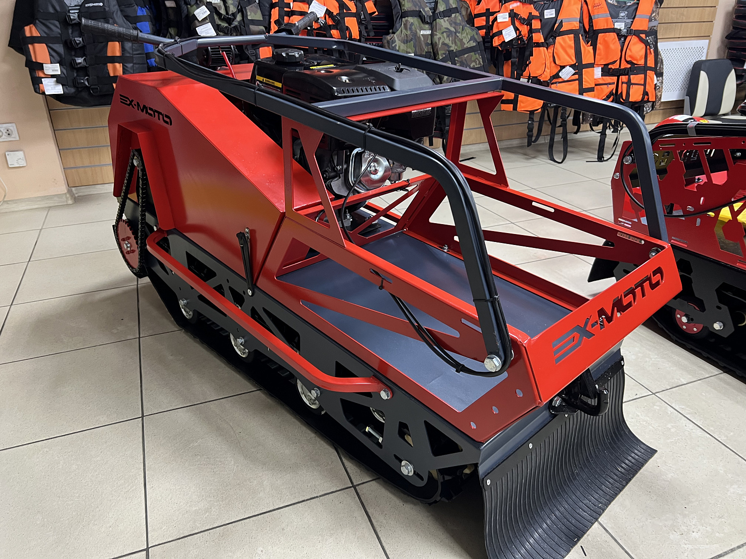 Мотобуксировщик EX-MOTO SNOWDOG S500 15л.с в Сызрани