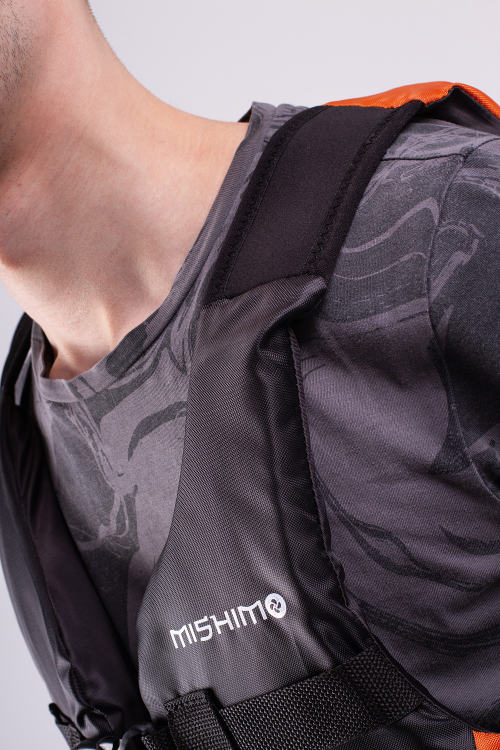 Жилет спасательный MISHIMO PRO Премиум качества Черно-оранжевый в Сызрани