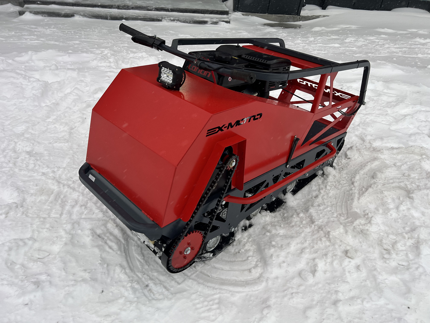 Мотобуксировщик EX-MOTO SNOWDOG S500 15л.с в Сызрани